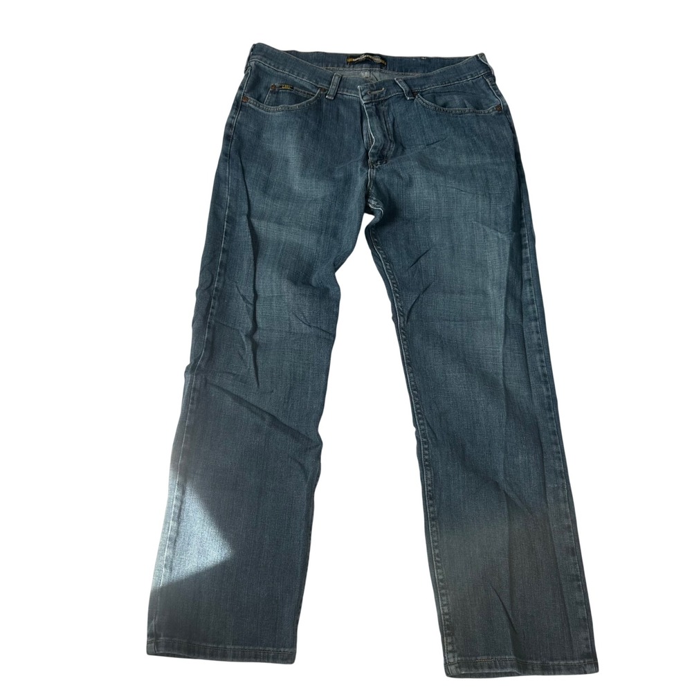 Lee Mens Regular Fit Straight Leg Jeans Blue Denim 34x30 2008987